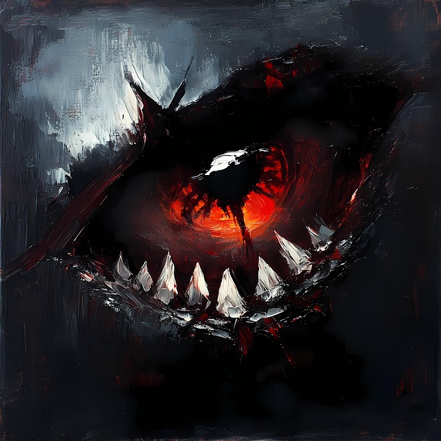 Free ai generated eye monster illustration