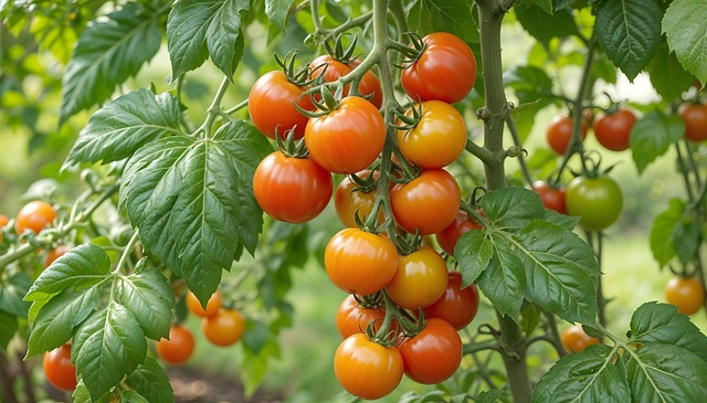 Ai Generado, Tomates, Jardín, Vegetal