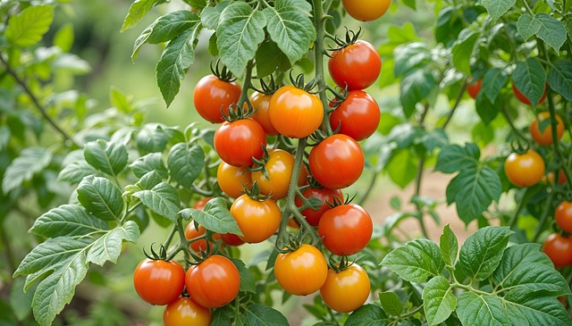Ai Generado, Tomates, Jardín, Vegetal