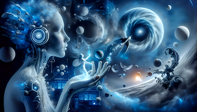 Free symbolism connection technology illustration