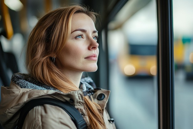Free woman beauty window illustration