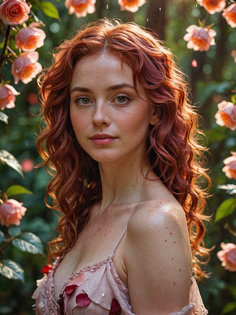 Free ai generated woman beauty illustration