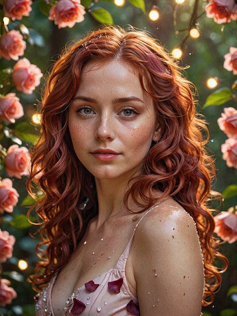 Free ai generated woman beauty illustration