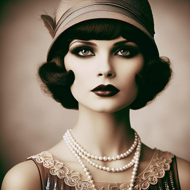 Free woman 30s portrait illustration