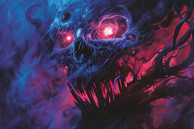 Free ai generated terror horror illustration