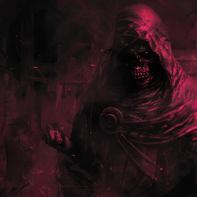 Free ai generated terror horror illustration