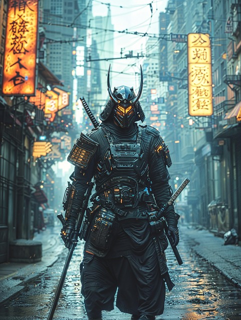 Ai Generiert, Samurai, Krieger, Japan