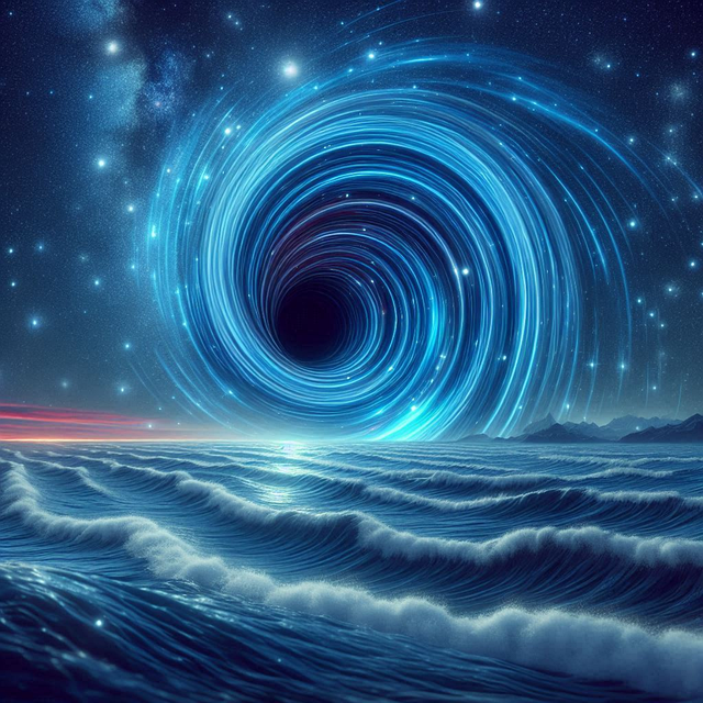 Ai Generado, Forma De Onda Astral