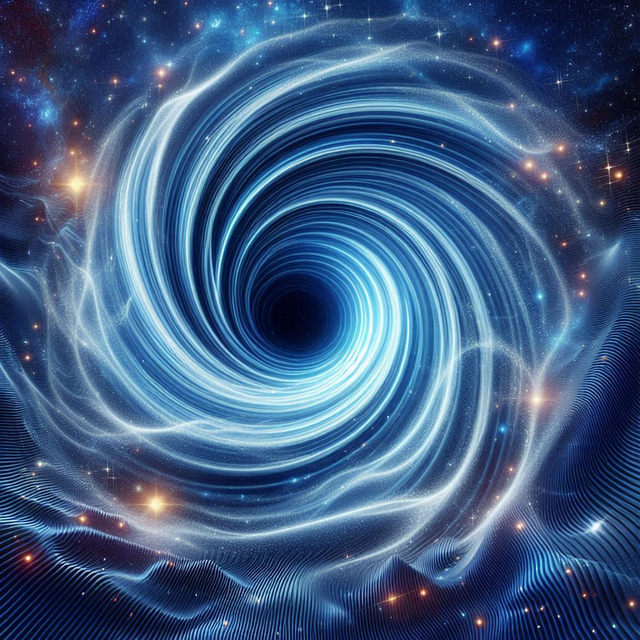 Free ai generated celestial horizon cosmic phenomenon illustration
