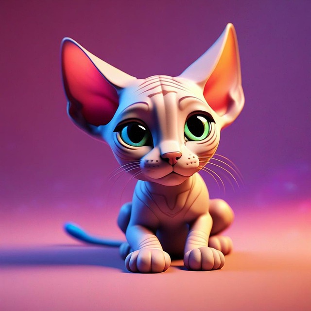 Free ai generated cat pet illustration