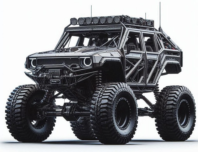 Free ai generated automotive landrover illustration