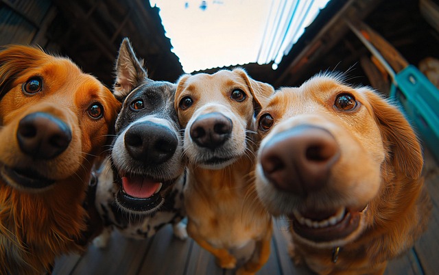 Free ai generated dogs animals illustration