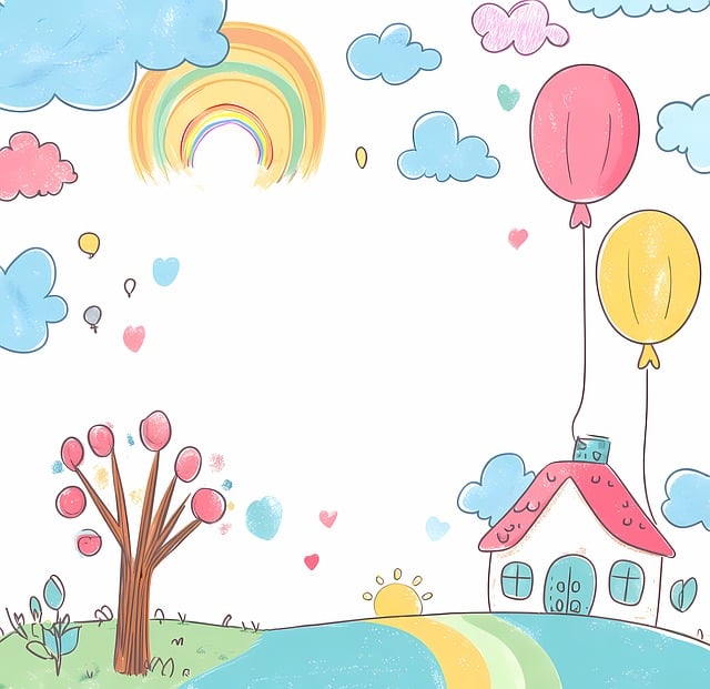 Free ai generated cartoon colorful illustration