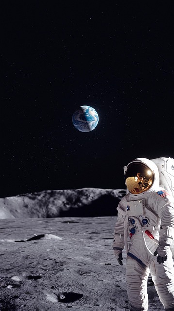 Free ai generated space moon illustration