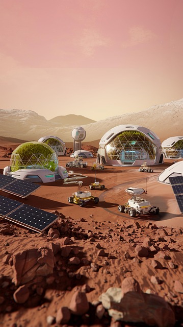 Free anthem planet colony illustration