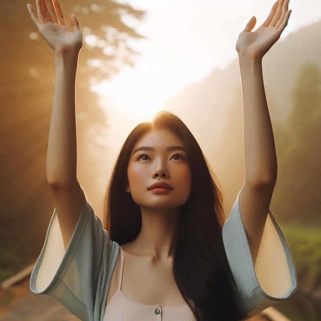 Free ai generated worship praise illustration