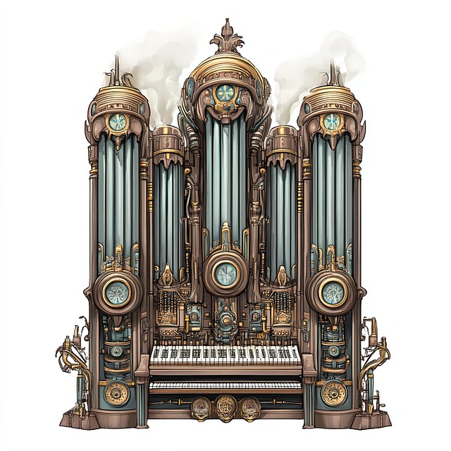Download free HD stock image of Ai Generated Organ Free ai generated organ piano illustration