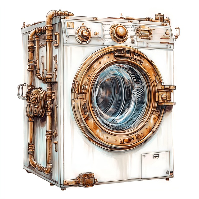 Download free HD stock image of Ai Generated Washing Machine Free ai generated washing machine laundry illustration