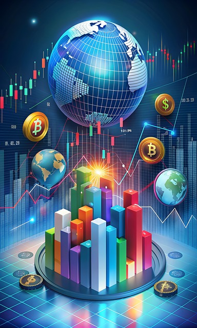 Free vertically money investments illustration