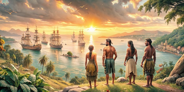 Free ai generated boats sail illustration