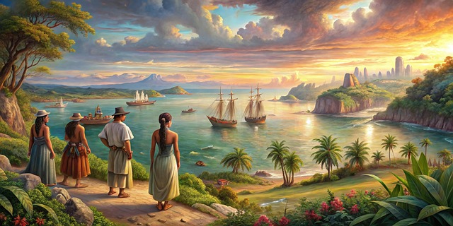 Free ai generated boats sail illustration