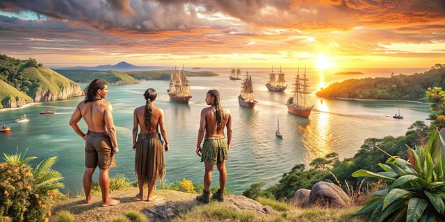 Free ai generated boats sail illustration
