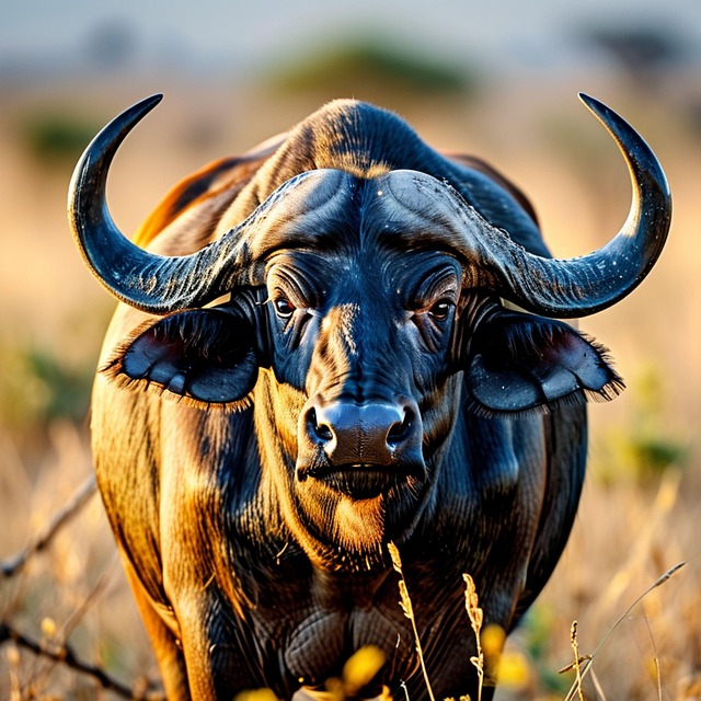 Free ai generated buffalo bison illustration