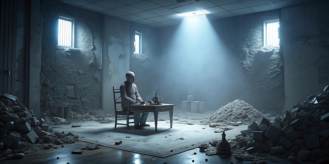 Free ai generated man isolation illustration