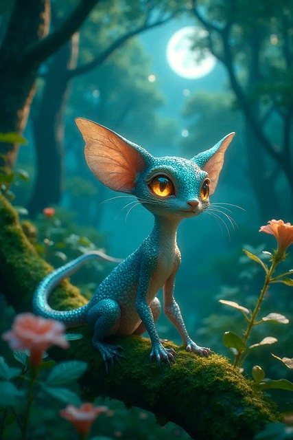 Free ai generated nature creature illustration