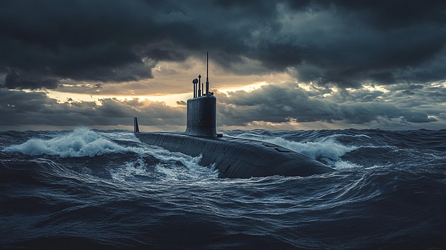 Download free HD stock image of Ai Generated Submarine Free ai generated submarine ocean illustration