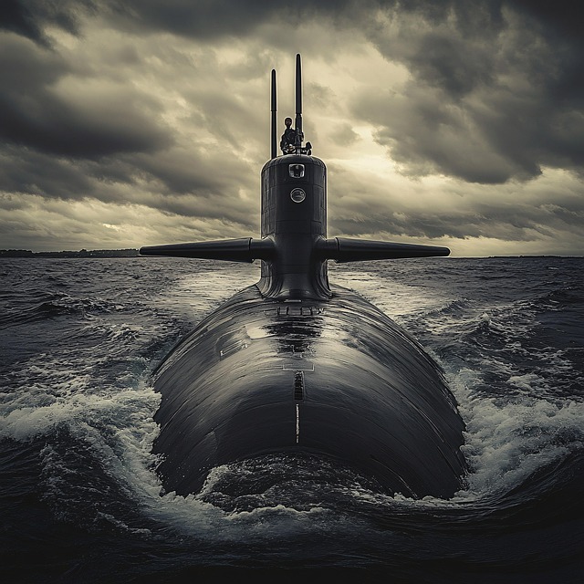 Download free HD stock image of Ai Generated Submarine Free ai generated submarine ocean illustration