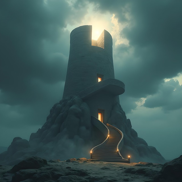 Ai Generado, Faro, Torre, Arquitectura