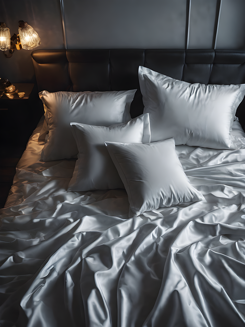 Bed, Kussens, Lakens, Bovenaanzicht
