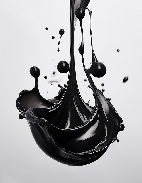 Free ai generated oil drop illustration