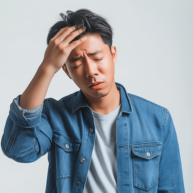 Download free HD stock image of Ai Generated Man Free ai generated man stress illustration