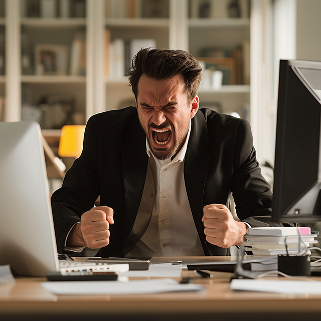 Download Ai Generated, Man, Stress. Royalty-Free Stock Illustration ...
