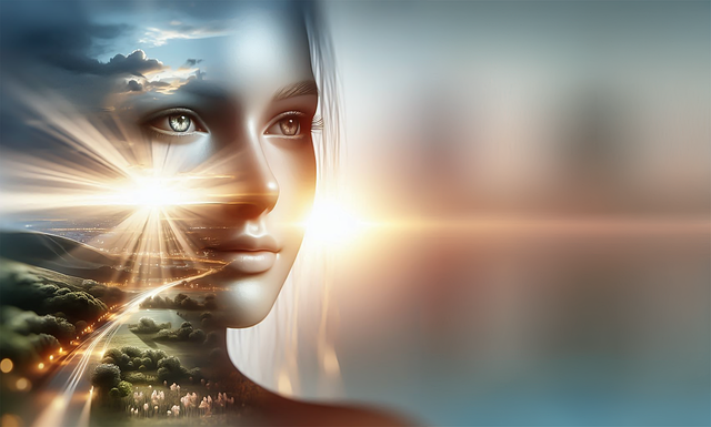 Free ai generated woman nature illustration