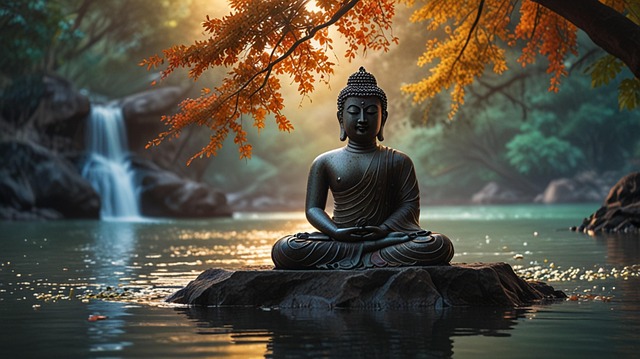 Ai Generiert, Buddha, Meditation