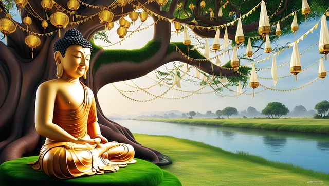 Buddha, Meditation, Buddhismus, Mönch