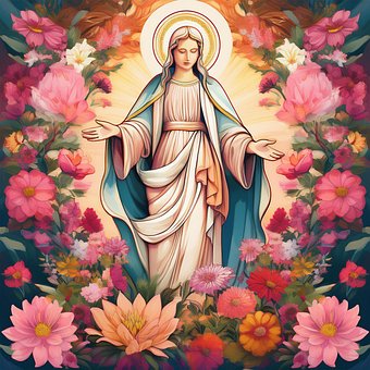 Free Virgin Faith illustration and picture