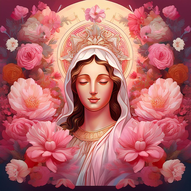 Free Mary Jesus illustration and picture