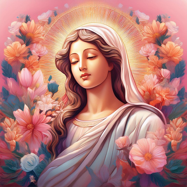 Free Maria Jesus illustration and picture