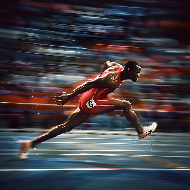 Free ai generated man athlete illustration