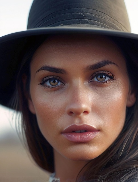 Free ai generated woman face illustration