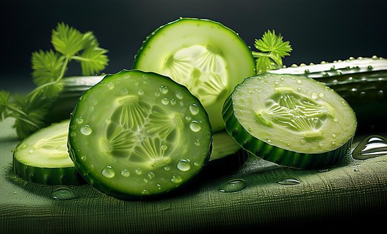 Free Ai Generated Cucumber illustration and picture
