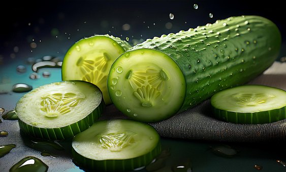 Free Ai Generated Cucumber illustration and picture