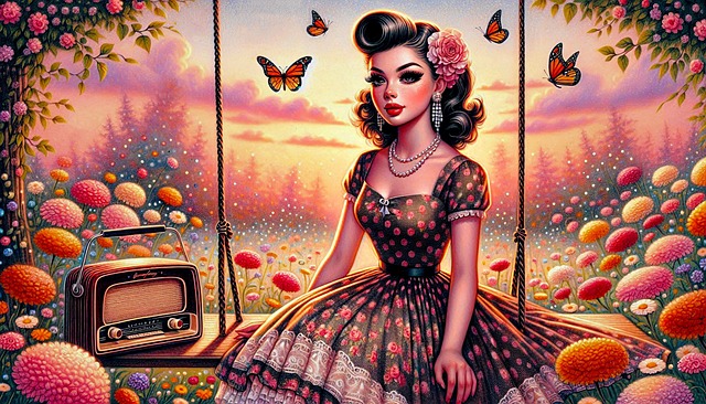 Free ai generated nature young woman illustration