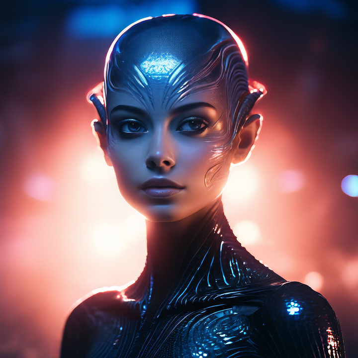 Download Ai Generated, Woman, Alien. Royalty-Free Stock Illustration ...