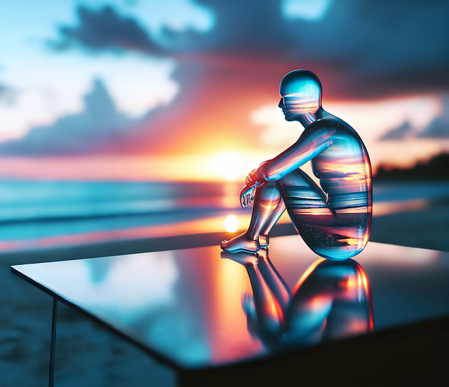 Download free HD stock image of Ai Generated Man Free ai generated man glass illustration