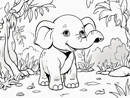Free Coloring Pages Color In illustration and picture